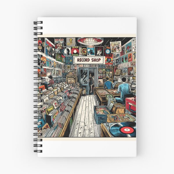 Item preview, Record shop designed and sold by OldSchoolRetro.