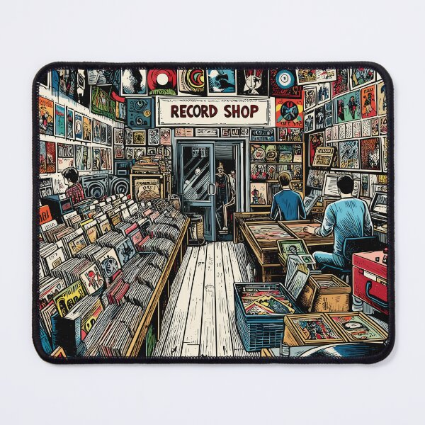 Item preview, Record shop designed and sold by OldSchoolRetro.
