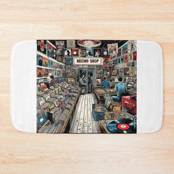 Item preview, Record shop designed and sold by OldSchoolRetro.