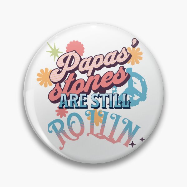 Item preview, Papas' stones are still rollin', 60's design for old men with working stones! designed and sold by QuirkyTease.