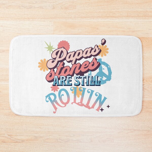 Item preview, Papas' stones are still rollin', 60's design for old men with working stones! designed and sold by QuirkyTease.