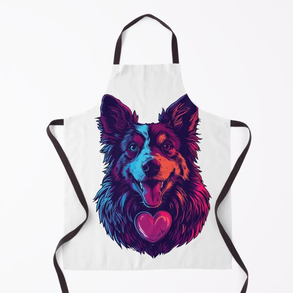 Item preview, Border collie with heart designed and sold by TheRealmWithin.