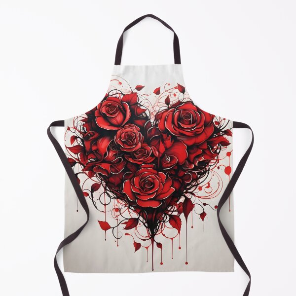 Item preview, Pen and Ink Rose tattoo print designed and sold by dcrc.