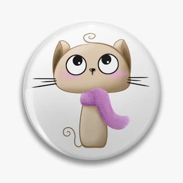 Item preview, Cat in Scarf designed and sold by lisanganart.