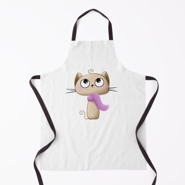 Item preview, Cat in Scarf designed and sold by lisanganart.