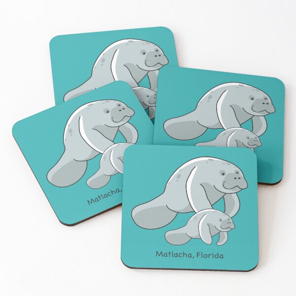 Item preview, Matlacha Florida Manatees  designed and sold by BlueSkyTheory.
