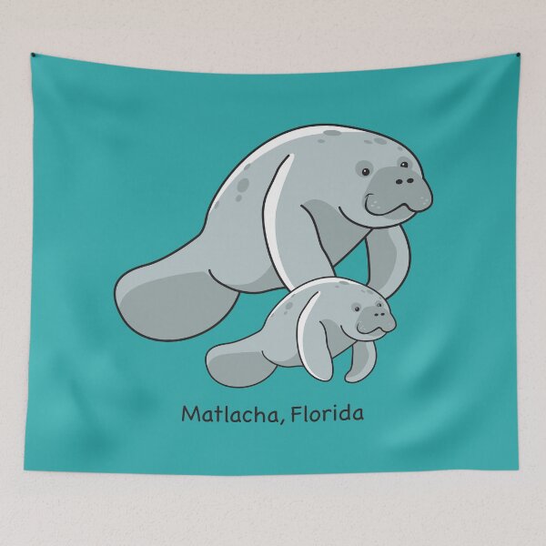 Item preview, Matlacha Florida Manatees  designed and sold by BlueSkyTheory.