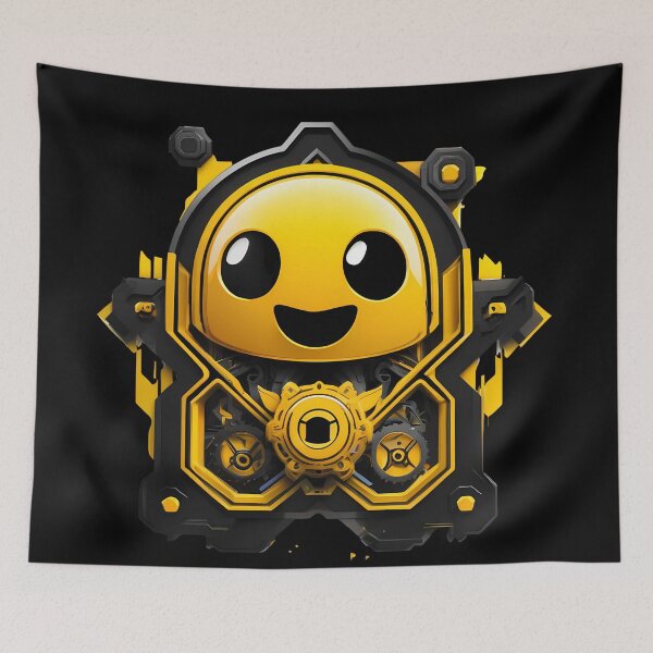 Item preview, Robotic Smile: The Yellow Ghost of the Future designed and sold by Artedig.
