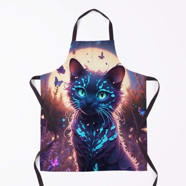 Item preview, Soulguardian - Bioluminescent Cat designed and sold by FunverAI.
