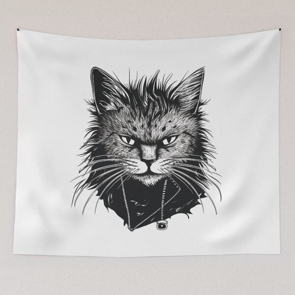 Item preview, Rebel Feline with Attitude designed and sold by NAISTUDIOSTO.