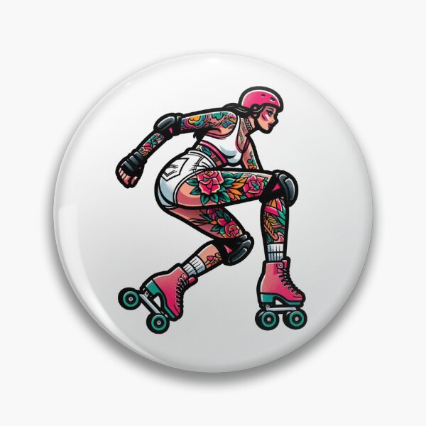 Item preview, Roller-Skater Pinup designed and sold by PinUpPizzazz.