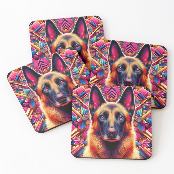 Artikelvorschau, Psychedelischer Malinois entworfen und verkauft von TheWorkingDog.