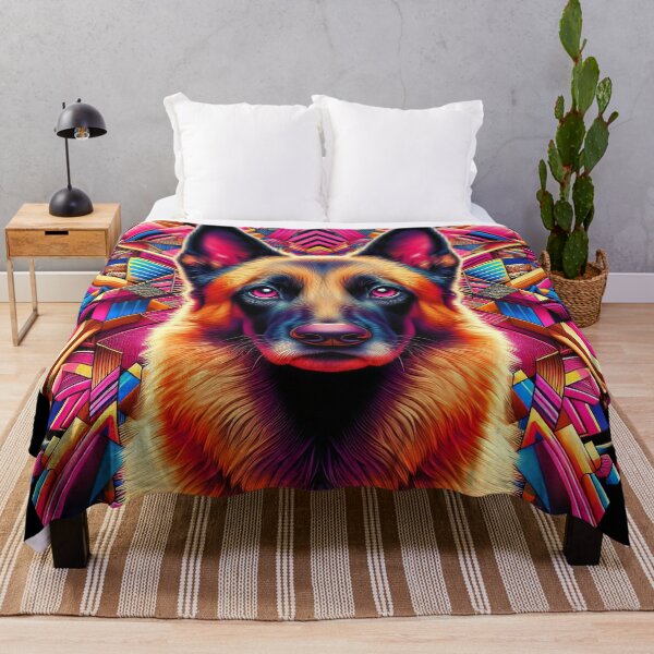 Item preview, Psychedelic Malinois designed and sold by TheWorkingDog.