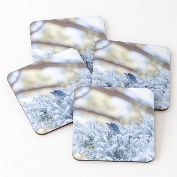 Item preview, Blue Bird in Snow designed and sold by Moving-Photo.