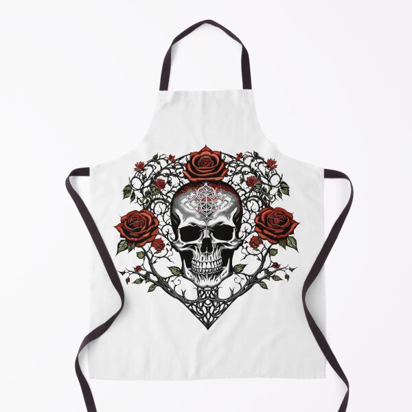 Item preview, Metalhead Skull and Red Roses Celtic Tree designed and sold by PugD.