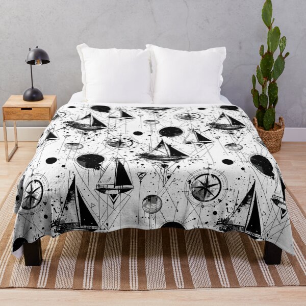 Item preview, Sailboats geometric pattern designed and sold by etherElric.