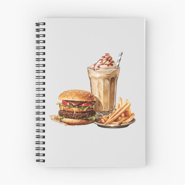 Item preview, Cheeseburger, Fries and Chocolate Milkshake designed and sold by Alicia Chee.