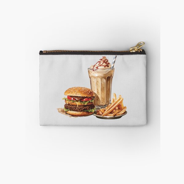 Item preview, Cheeseburger, Fries and Chocolate Milkshake designed and sold by Alicia Chee.