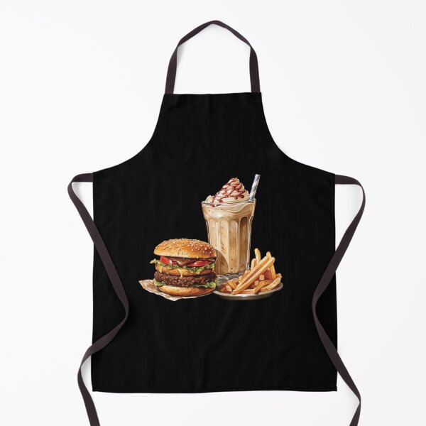 Item preview, Cheeseburger, Fries and Chocolate Milkshake designed and sold by Alicia Chee.