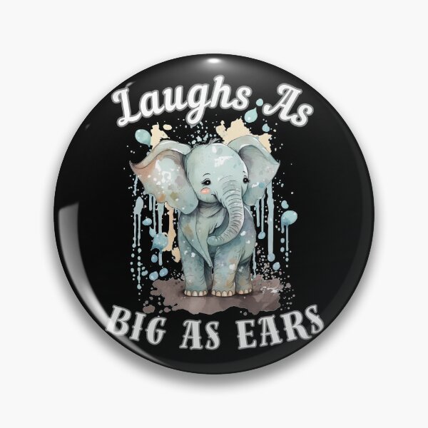 Item preview, Laughs As Big As Ears designed and sold by ElephantVibes.