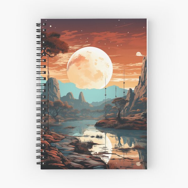 Item preview, Alien Planet Landscape designed and sold by prissipix.