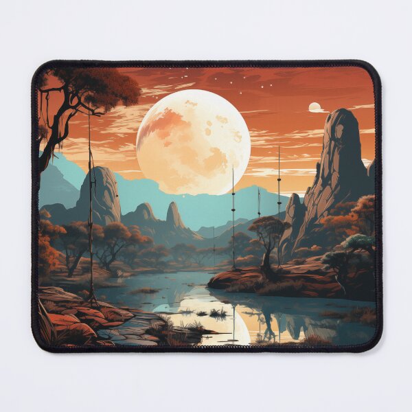 Item preview, Alien Planet Landscape designed and sold by prissipix.