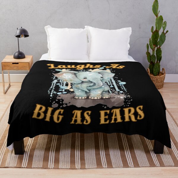 Item preview, Laughs As Big As Ears. elephant lover designed and sold by ElephantVibes.