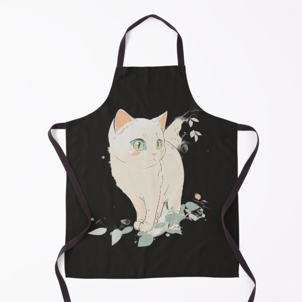 Artikelvorschau, Wunderliche weiße Katze in Aquarell entworfen und verkauft von NAISTUDIOSTO.