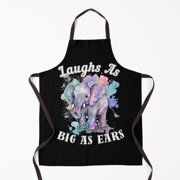 Item preview, Laughs As Big As Ears. surreal elephant designed and sold by ElephantVibes.
