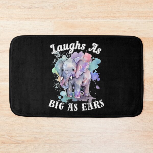 Item preview, Laughs As Big As Ears. surreal elephant designed and sold by ElephantVibes.