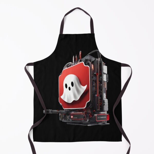 Item preview, Fun Twist: Smiling Mechanic Red Ghost designed and sold by Artedig.