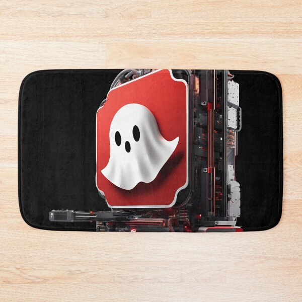 Item preview, Fun Twist: Smiling Mechanic Red Ghost designed and sold by Artedig.