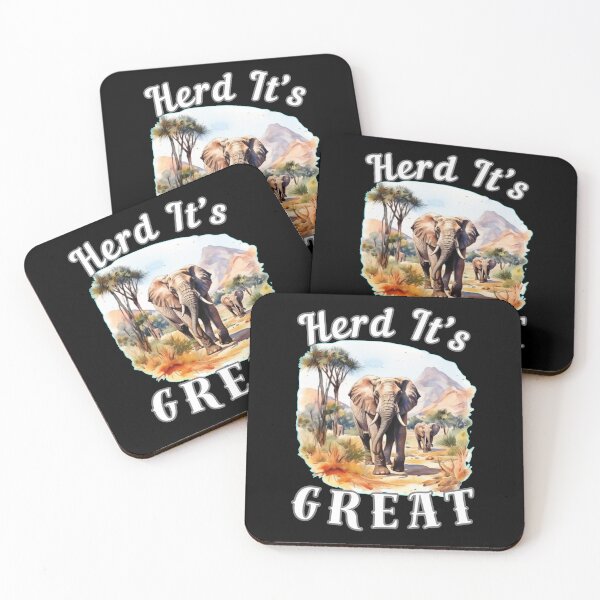 Item preview, Herd It’s Great designed and sold by ElephantVibes.