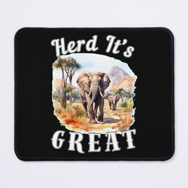 Item preview, Herd It’s Great designed and sold by ElephantVibes.