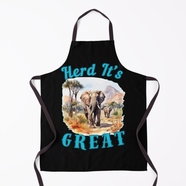 Item preview, Herd It’s Great. funny elephant designed and sold by ElephantVibes.