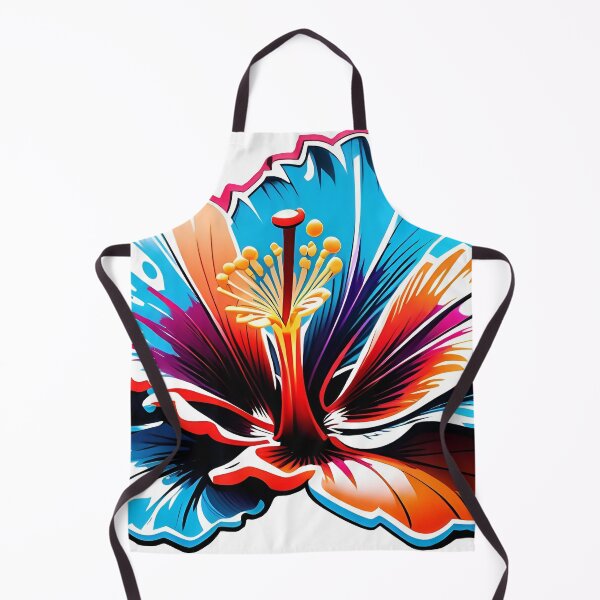 Item preview, Colorful Painted Hibiscus Flower designed and sold by DisneyKrayzie.