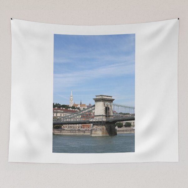 Item preview, famous chain bridge Budapest Hungary designed and sold by goceris.
