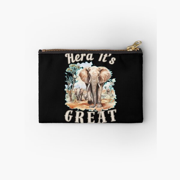 Item preview, Herd It’s Great. elephant quote designed and sold by ElephantVibes.