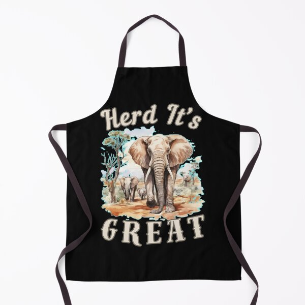 Item preview, Herd It’s Great. elephant quote designed and sold by ElephantVibes.