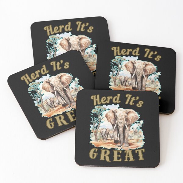 Item preview, Herd It’s Great. Flower elephant designed and sold by ElephantVibes.