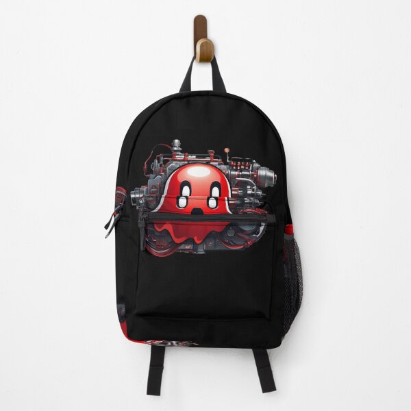 Item preview, Luminous Smile: Charm of the Mechanical Red Ghost designed and sold by Artedig.