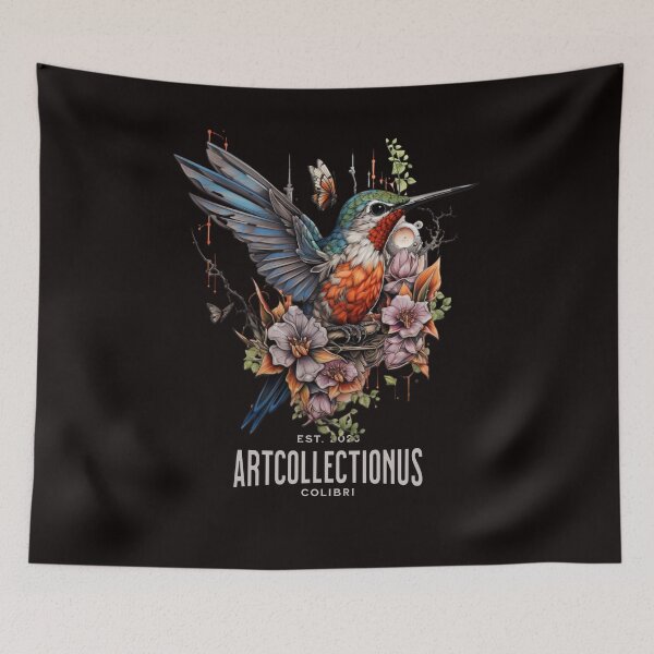 Item preview, Beautiful Colored Bird HUMMING designed and sold by Artcollectionus.