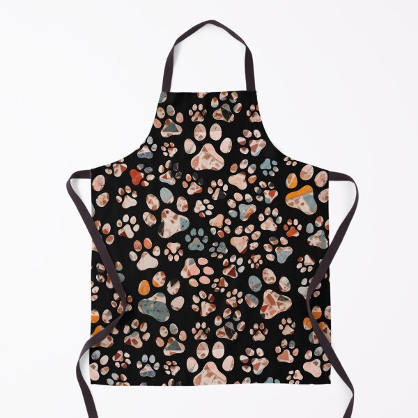Item preview, Multicolor Terrazzo Texture Dog Paw Seamless Pattern. Terrazzo Texture Paw pattern designed and sold by DesignHouse07.