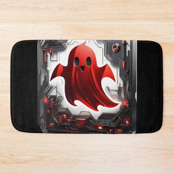 Item preview, Contagious Laughter: Funny Mechanical Red Ghost designed and sold by Artedig.