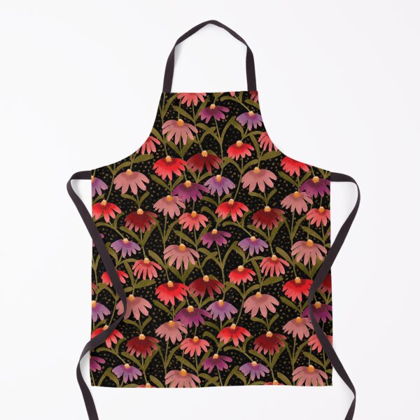 Item preview, Artsy Daisies Pattern, Vibrant Purple, Red, Black Daisy Seamless Pattern, Red Daisies designed and sold by Marina Oliveira Studio.