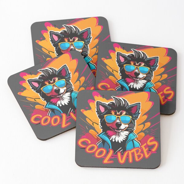 Item preview, Cool Vibes Design - Doggo with Sunglasses designed and sold by GeoArtAdventure.