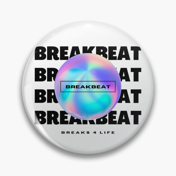 Item preview, BREAKBEAT  - Y2K Breaks 4 Life (Black)  designed and sold by Discothreadz.
