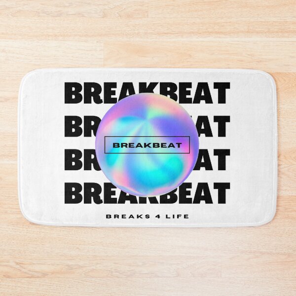 Item preview, BREAKBEAT  - Y2K Breaks 4 Life (Black)  designed and sold by Discothreadz.