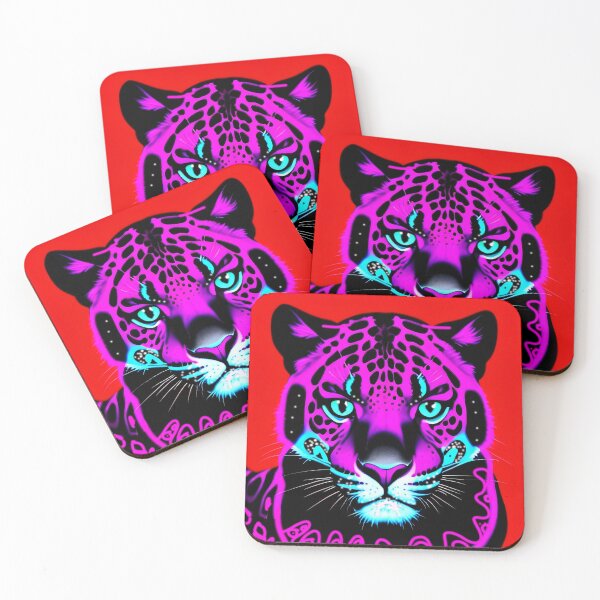Item preview, Neon Jungle cat designed and sold by Kosm1kuniverse.