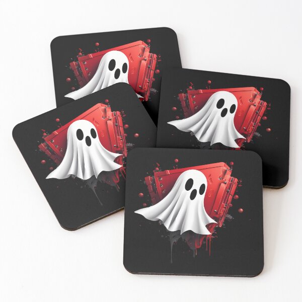 Item preview, Laughing Adventure: Friendly Mechanical Red Ghost designed and sold by Artedig.